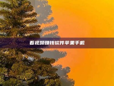 新野看视频赚钱软件苹果手机